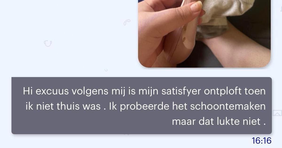 De satisfyer van Roxanne is ontploft, helaas stelt chatbot Billie zich