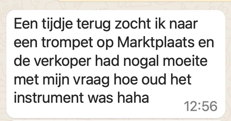 Hier weer een gezellig Marktplaats-gesprek dat binnen een paar zinnen van 0 naar 100 gaat (2 screens)