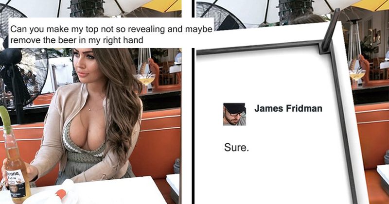 De 15 beste plaatjes van photoshop troll James Fridman