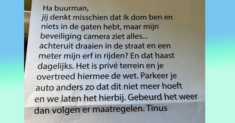Hier weer 19 buren die ff rustig aan moeten doen