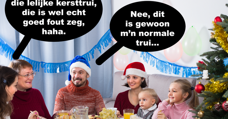 Lelijke kersttrui