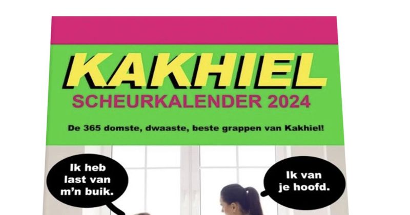 Kakhiel Scheurkalender 2024 - Gratis verzending!