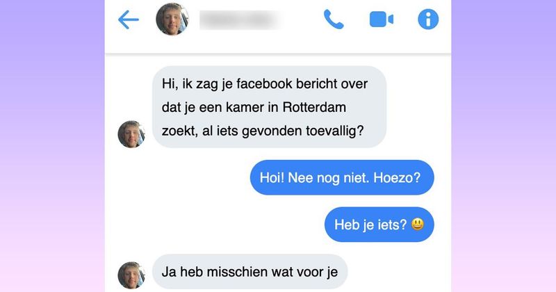 Vrouw zoekt kamer in Rotterdam en krijgt iets aangeboden waar niemand echt zin in zou hebben (5 screens)