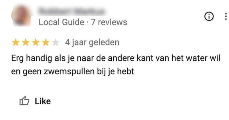 19 mensen die het wel belangrijk vonden om een review te schrijven over een brug