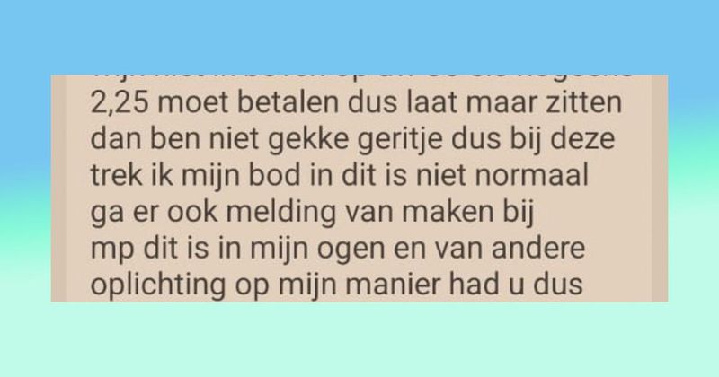 Marktplaatsgebruiker denkt meteen dat ie wordt opgelicht als iemand de verzendkosten van een knikkerbaan wil delen (3 screens)