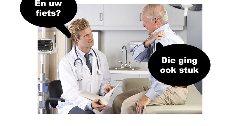 Helemaal in een deuk
