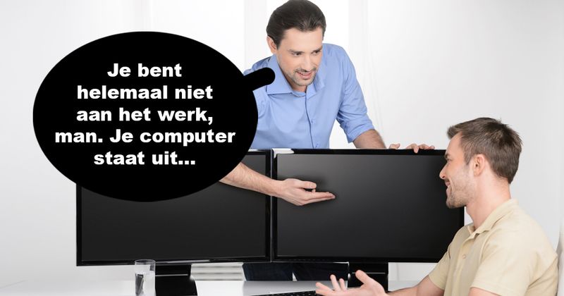 Als je zin hebt om ontslagen te worden moet je dit misschien een keer proberen (17 screens)