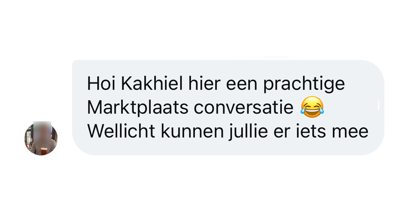 Man wil iMac kopen op Marktplaats maar het maken van een afspraak verloopt niet bepaald soepel (8 screens)