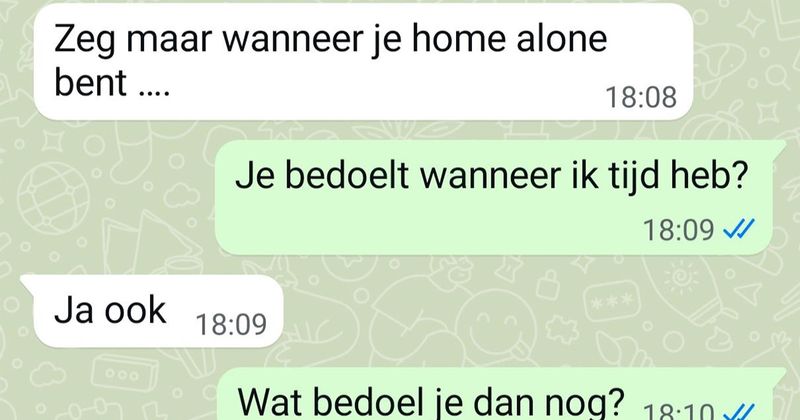 Man van 54 wil na een uurtje koffie drinken al het bed in duiken met zijn date omdat hij graag wil 'doorpakken' (4 screens)