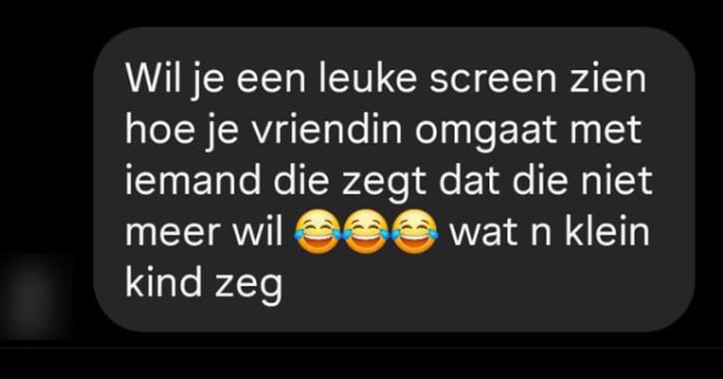Gast die geen nee accepteert snapt niet echt wanneer hij moet stoppen en begint nu ook ineens de beste vriendin van zijn mislukte Hinge-match lastig te vallen (15 screens)