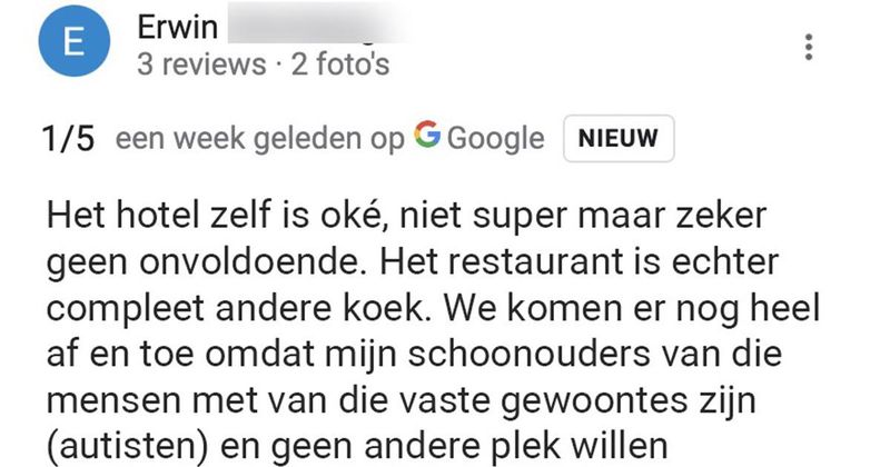 Erwin is er echt helemaal klaar mee (uiteten gaan met z'n schoonders)