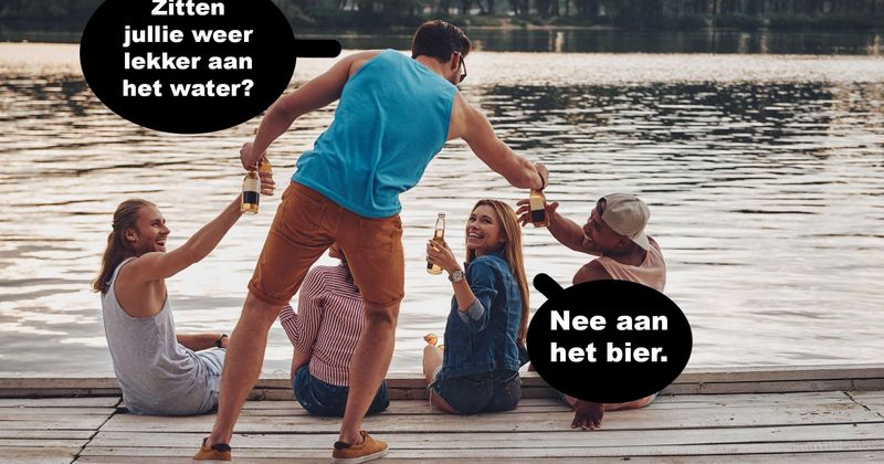 Lekker aan het water