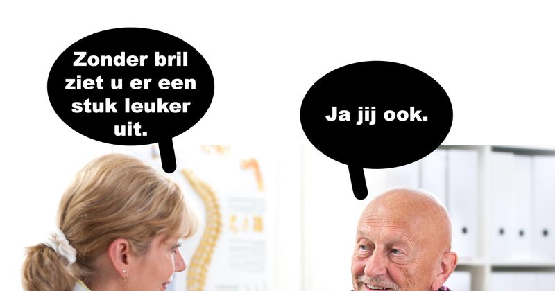 Zonder bril