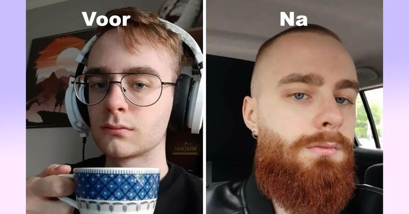 22 gasten die ineens een compleet andere kop hebben gekregen door hun baard