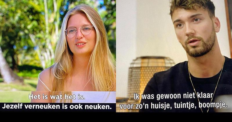 De 22 beste screenshots van 'Temptation Island Poëzie'