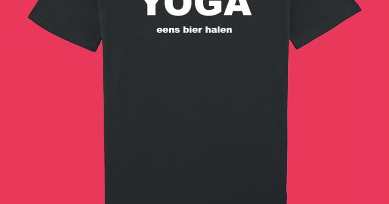 Vet leuk shirt voor bij YOGA of op festivals ofzo
