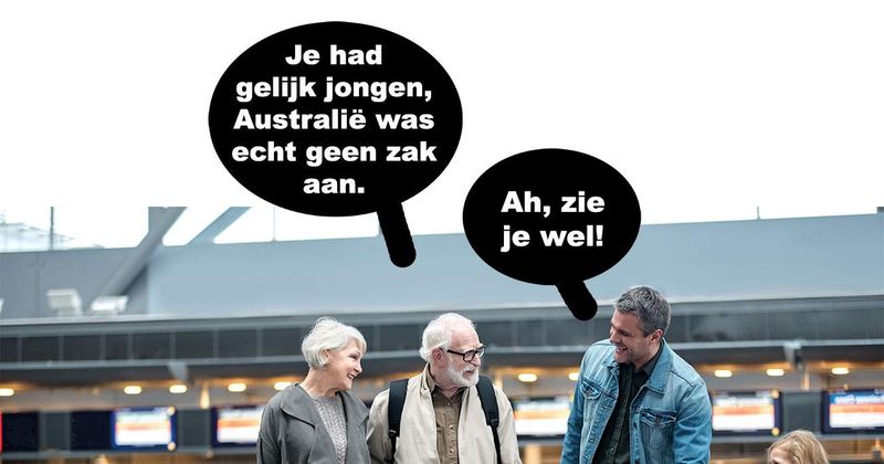 Terug van de wereldreis
