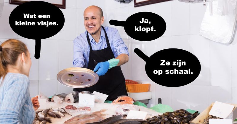 Vet klein