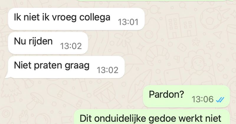 Vrouw probeert afspraak in te plannen met een klusbedrijf voor het monteren van een paar kiepramen maar dat is makkelijker gezegd dan gedaan (7 screens)