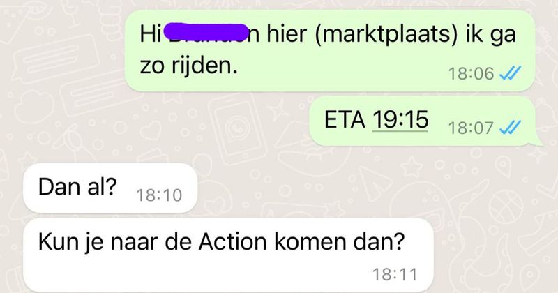 Man leent speciaal een bedrijfswagen van zijn collega om een E-bike op te halen bij iemand van Marktplaats maar als hij aankomt op de afgesproken plek gebeurt er dit (8 screens)