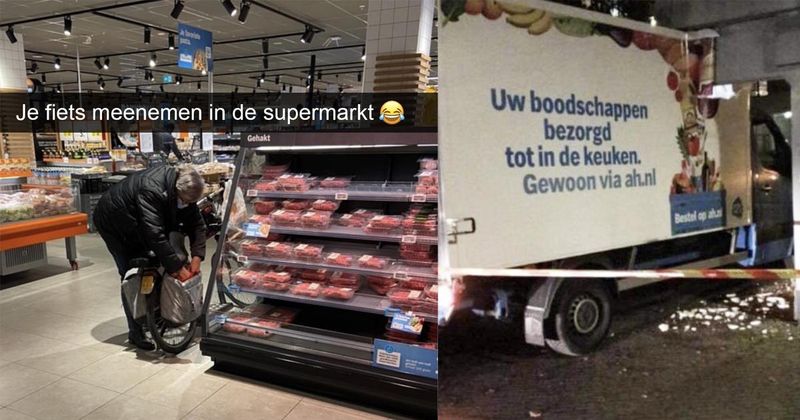 Een verzameling gezellige plaatjes uit de supermarkt