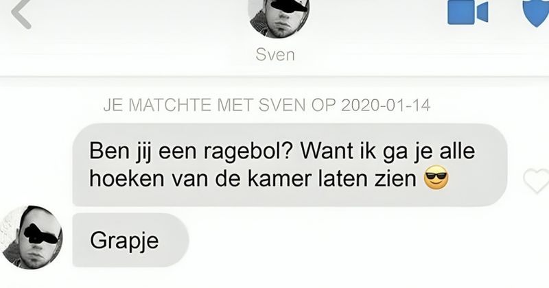 Dit waren toch wel zo'n beetje de meest kansloze Tinder-gesprekken uit de geschiedenis van Tinder (20 screenshots