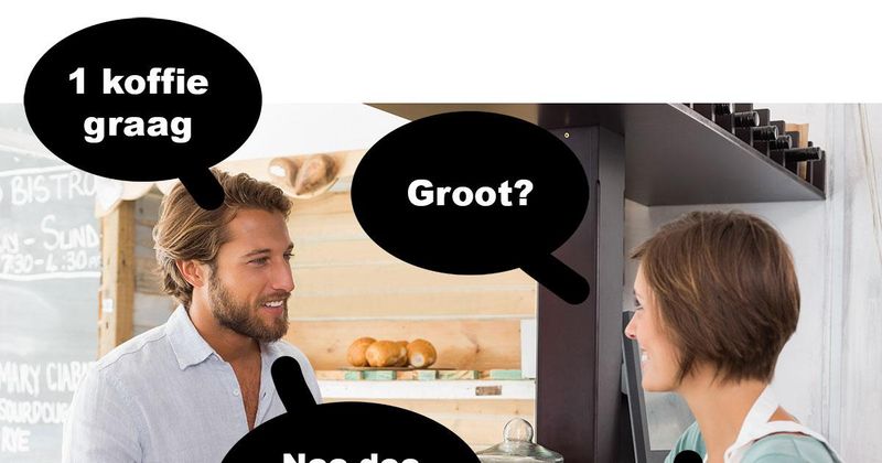 1 koffie graag