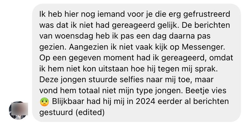 Gefrustreerd ventje kan het niet hebben dat deze vrouw niet snel genoeg reageert dus begint ie maar gewoon te schelden (10 screens)