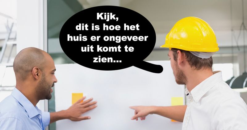 Architect presenteert de bouwtekening van het meest duurzame huis ter wereld (9 screens)