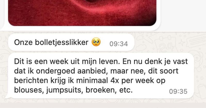 Dit soort berichten kun je blijkbaar verwachten als je kleren op Marktplaats verkoopt (29 screens)
