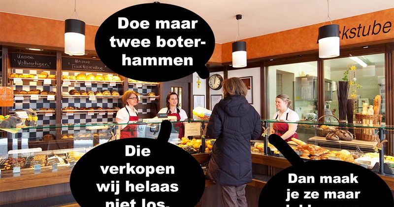 Doe maar twee boterhammen