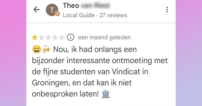 Theo (die van zijn wilde avonturen in het Van der Valk-bed) heeft nog meer opmerkelijke reviews, hier 3 voorbeelden