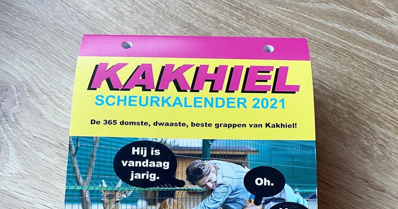 BESTEL 'M NU: Kakhiel scheurkalender 2021