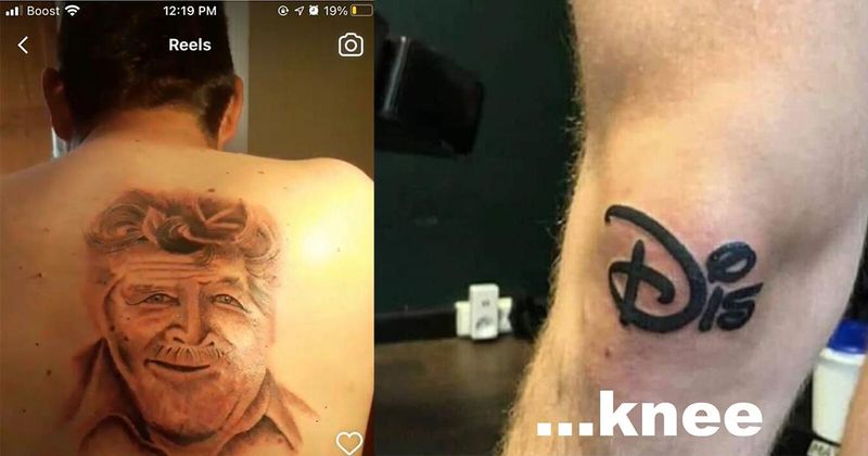 23 vet domme tatoeages die misschien toch niet zo'n goed idee waren