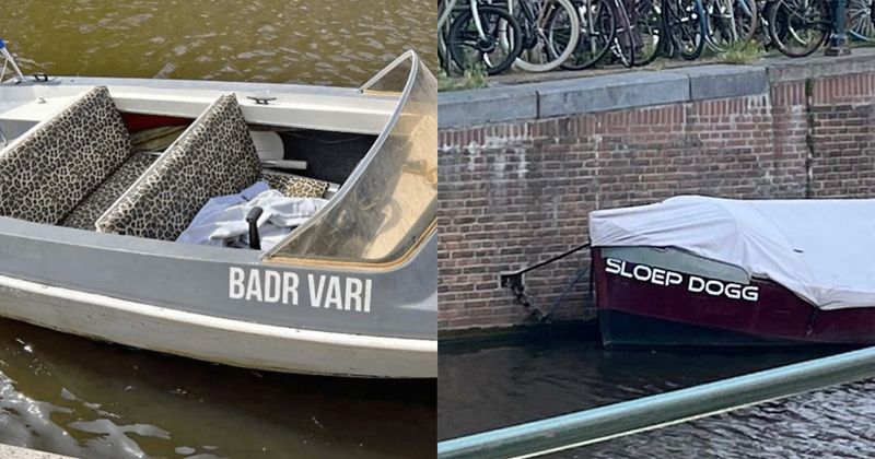 Als je nog op zoek bent naar een naam voor je boot dan zit hier vast wel iets leuks tussen (27 foto's)