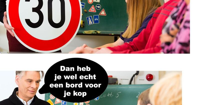 Bord voor je kop