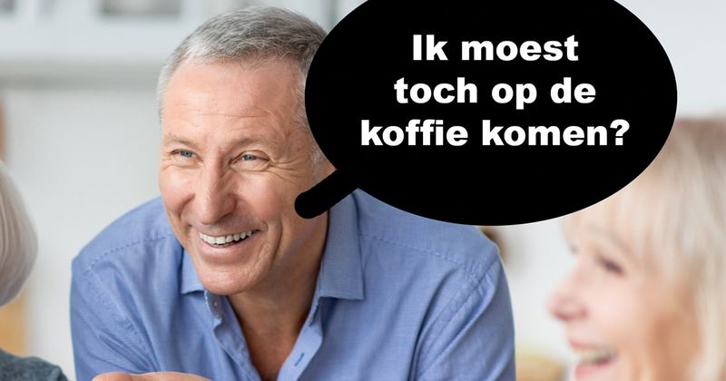 Man komt op de koffie