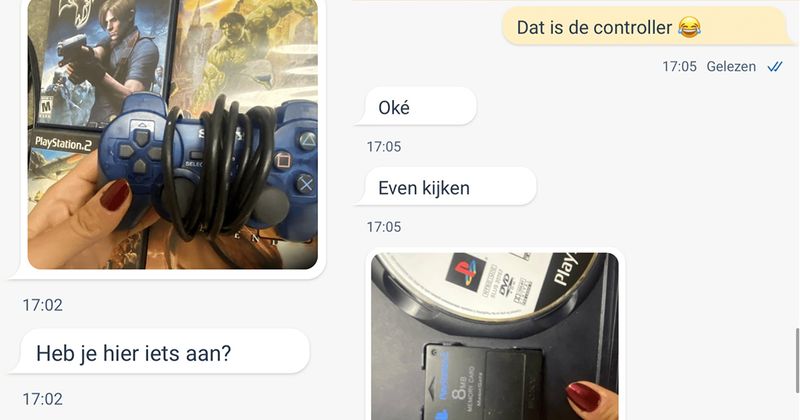 Meisje verkoopt de Playstation van haar vriend die een maand in Spanje zit maar ze heeft er zelf helaas niet echt veel verstand van (9 screens)