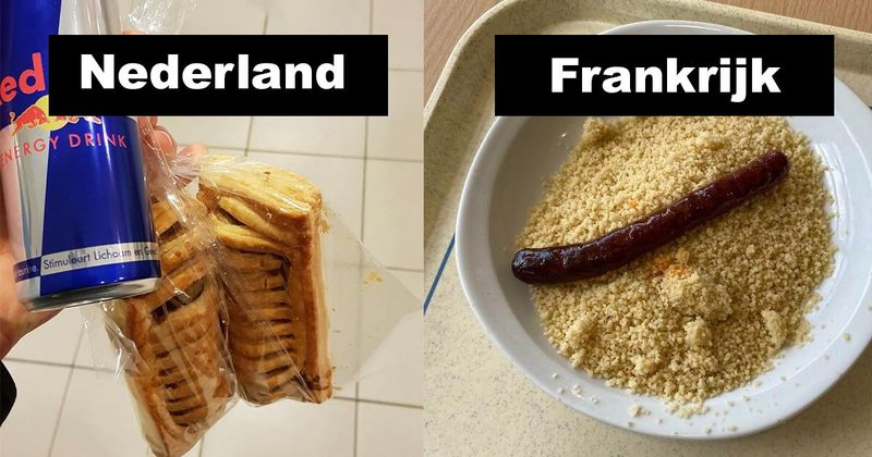 Dit is wat scholieren en studenten van over de hele wereld naar binnen werken tijdens de lunch op school (24 foto's)