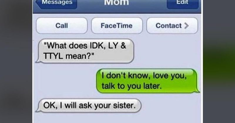 13 redenen waarom je nooit met je ouders moet sms'en 