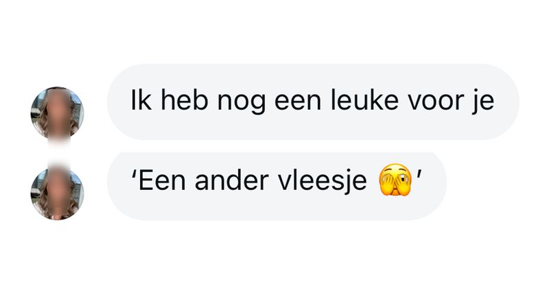 Hier weer en goede reden om nooit aan dating-apps te beginnen (4 screens)