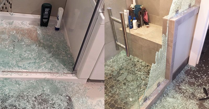 Dit is waarom een douchegordijn soms beter is dan zo'n glazen deur (25 foto's)
