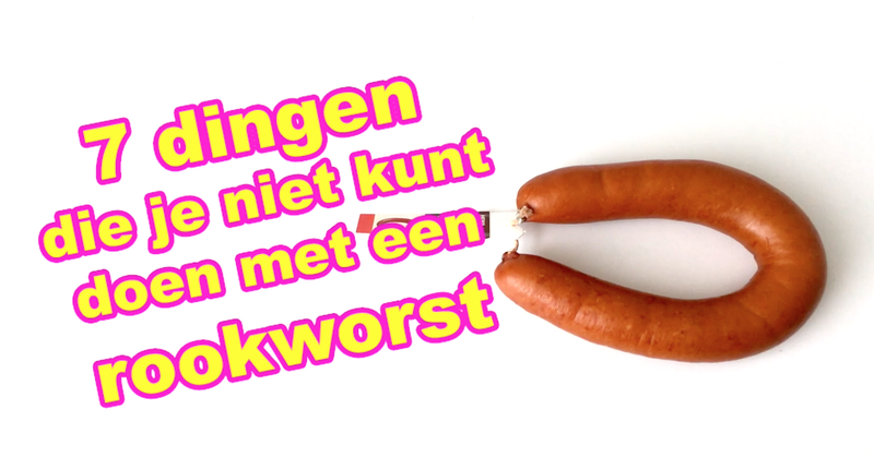 7 dingen die je niet kunt doen met een rookworst 