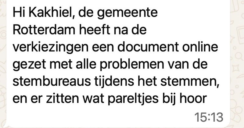 10 vet grappige klachten over stembureaus die tijdens de verkiezingen zijn binnengekomen bij de gemeente Rotterdam 