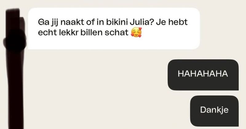 Hier alvast het meest mislukte date-gesprek van 2026 (2 screens)
