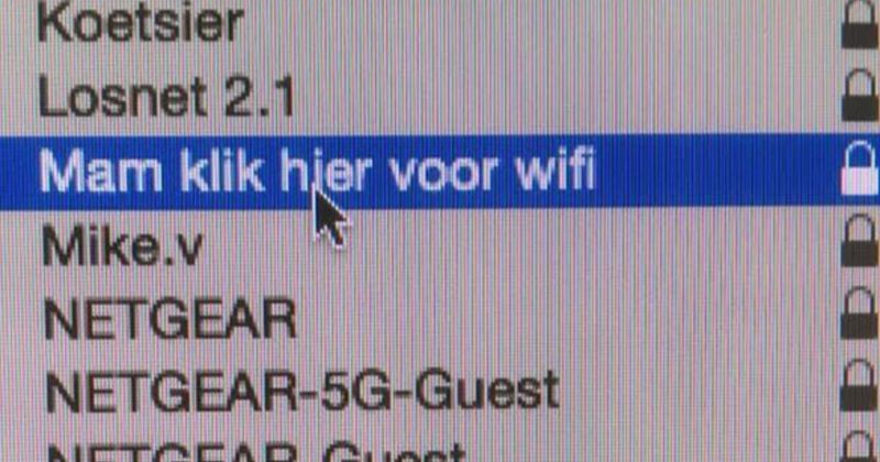 De 18 beste WiFi-namen om je buren mee te entertainen