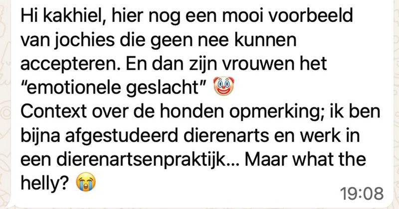 Gast die geen nee accepteert vindt het 'aso' dat vrouwen geen drankje met hem willen drinken (4 screens)