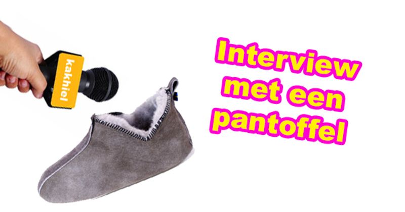 Interview met een pantoffel