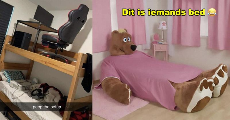 20 slaapkamers van mensen die misschien even normaal moeten doen