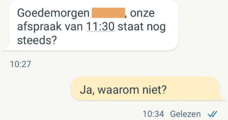Man die fiets wil kopen via Marktplaats stuurt zijn vriendin op pad om 'm even te gaan bekijken en dat schiet bij deze verkoper helemaal in het verkeerde keelgat (7 screens)